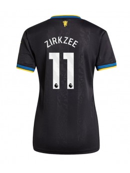 Billige Manchester United Joshua Zirkzee #11 Tredjedrakt Dame 2025-26 Kortermet